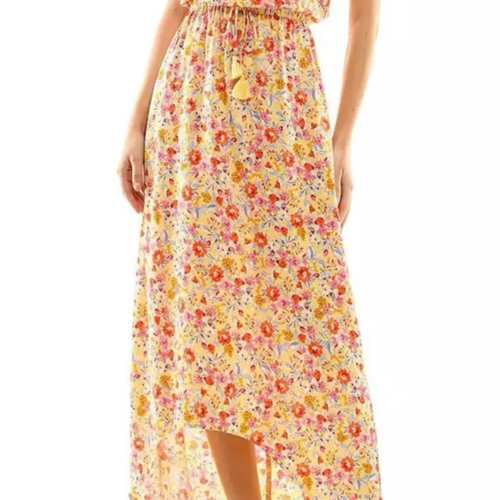 NWT Kingston Grey Off-Shoulder Maxi Dress